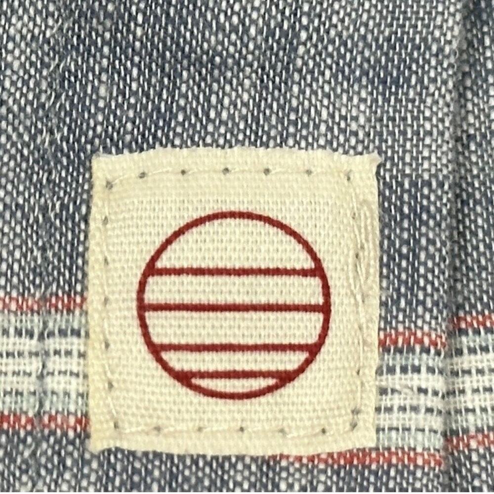 Marine Layer Cotton Striped Button Down Size Medium - Picture 4 of 5